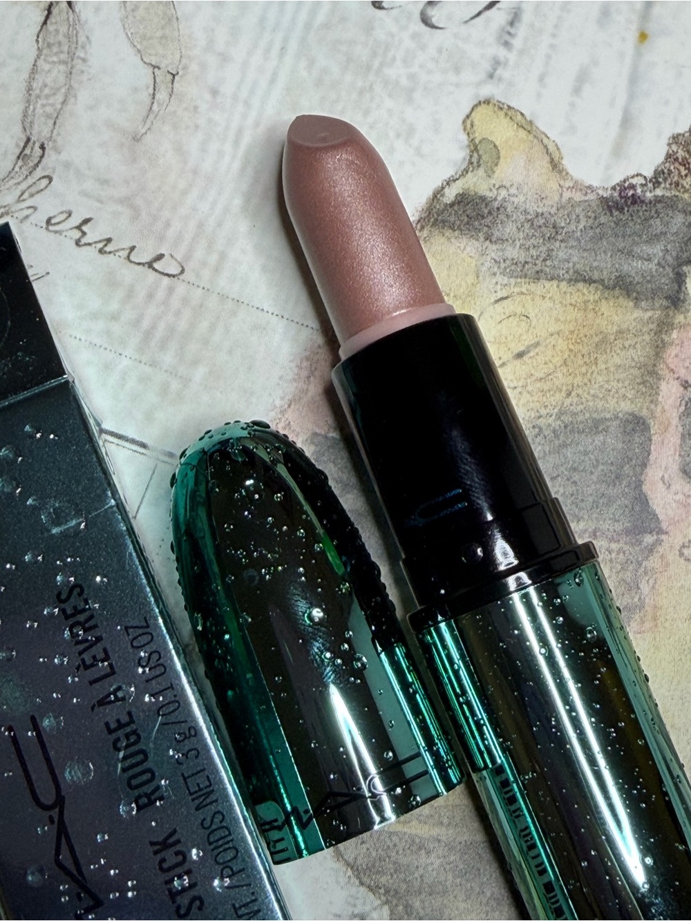 PET ME PLEASE Frost BNIB Lipstick Rare Alluring Aquatic RARE HTF!